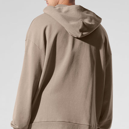 alo Men's Chill Vintage Wash Hoodie - Gravel Wash