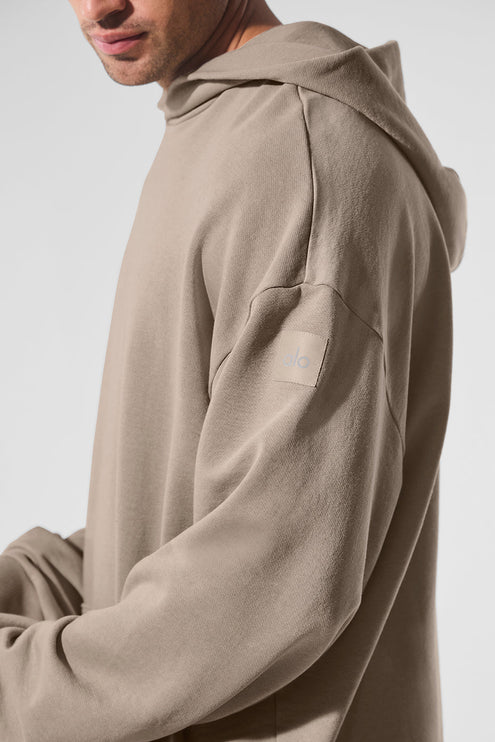 alo Men's Chill Vintage Wash Hoodie - Gravel Wash