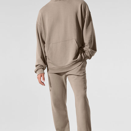 alo Men's Chill Vintage Wash Hoodie - Gravel Wash