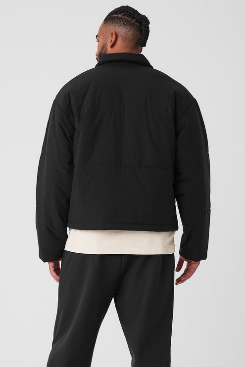 alo Men's Voyage Utility Cargo Jacket - Black