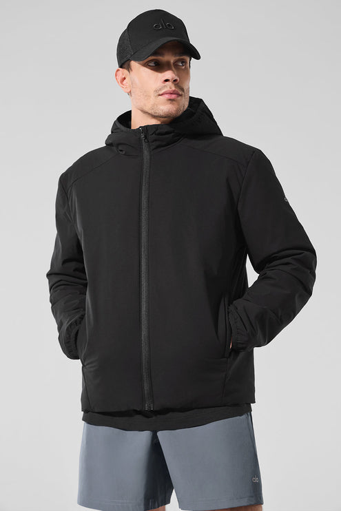 alo Men's Elemental Full-Zip Jacket - Black