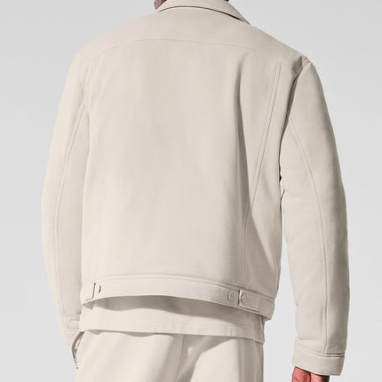 alo Men's Ease Trucker Jacket - Bone
