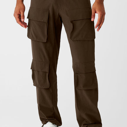 alo Men's Cargo Venture Pant - Espresso