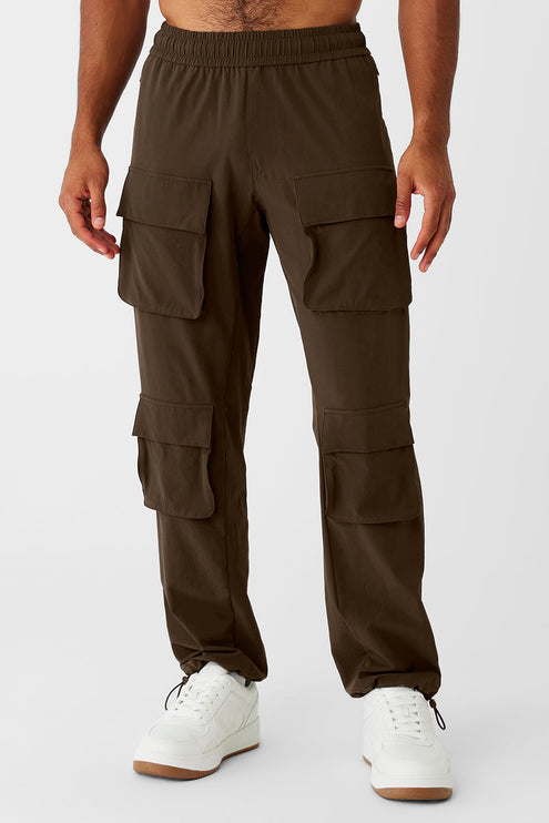 alo Men's Cargo Venture Pant - Espresso
