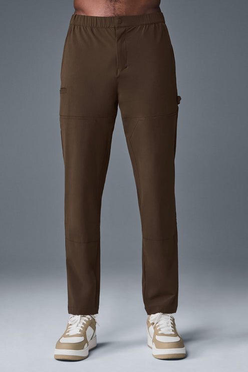 alo Men's Co-Op Carpenter Track Pant - Espresso