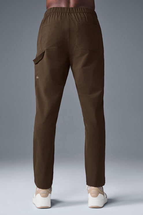 alo Men's Co-Op Carpenter Track Pant - Espresso