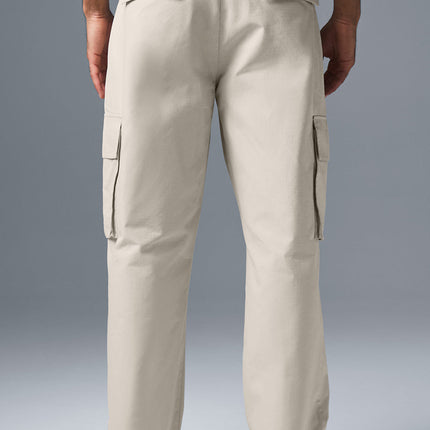 alo Men's Cargo Ripstop Trouser - Bone