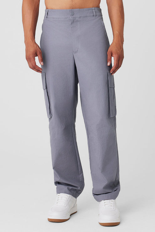 alo Men's Cargo Ripstop Trouser - Fog