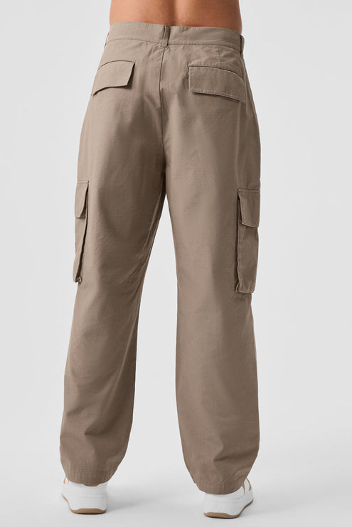 alo Men's Cargo Ripstop Trouser - Gravel