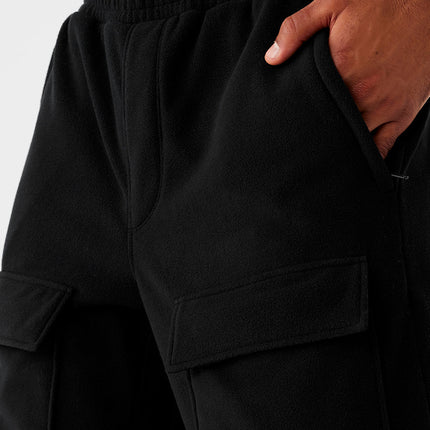alo Men's Polar Fleece Ridge Cargo Pants - Black