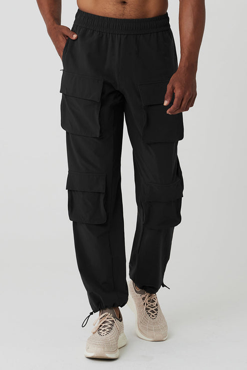 alo Men's Cargo Venture Pant - Black