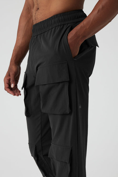 alo Men's Cargo Venture Pant - Black