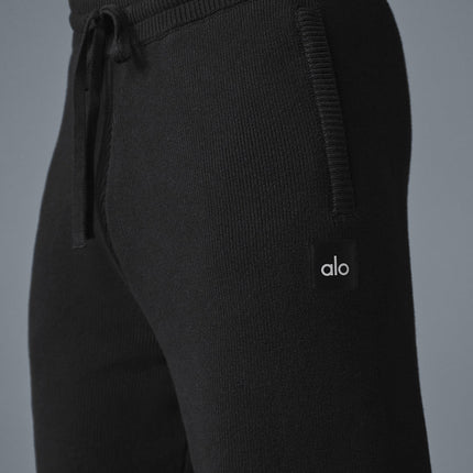 alo Men's Scholar Straight Leg Sweatpant - Black