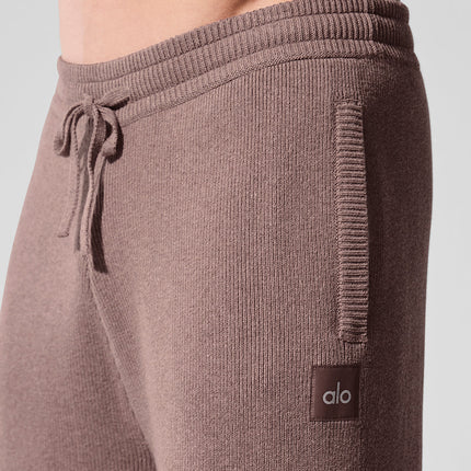 alo Men's Scholar Straight Leg Sweatpant - Mushroom Heather