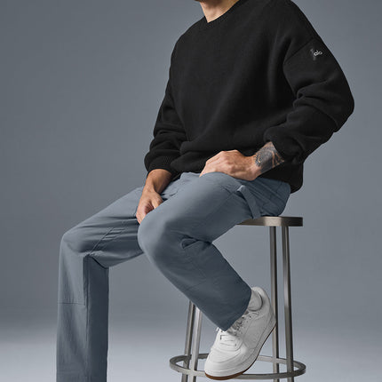 alo Men's Co-Op Carpenter Track Pant - Steel Grey