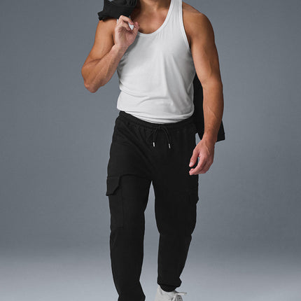 alo Men's Edition Sueded Jogger - Black