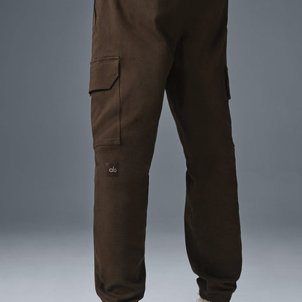 alo Men's Edition Sueded Jogger - Espresso