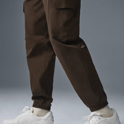 alo Men's Edition Sueded Jogger - Espresso