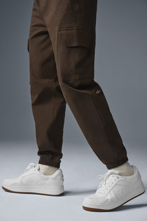 alo Men's Edition Sueded Jogger - Espresso