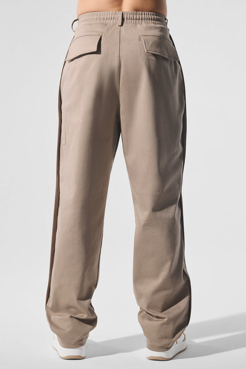 alo Men's Edition Sueded Straight Leg Pant - Gravel