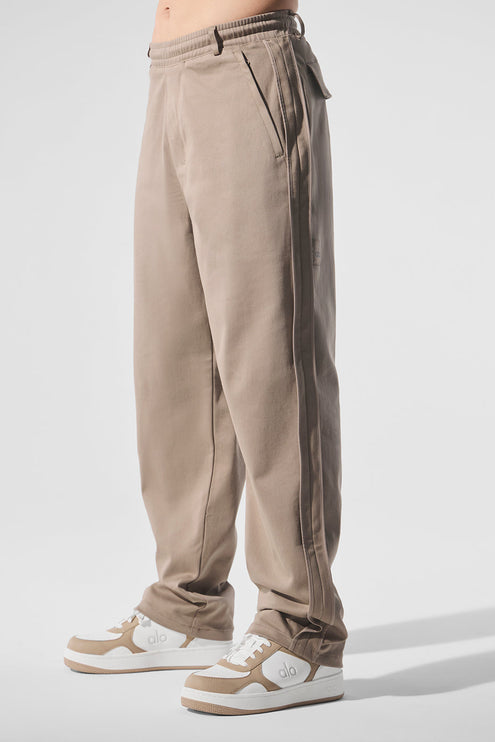 alo Men's Edition Sueded Straight Leg Pant - Gravel