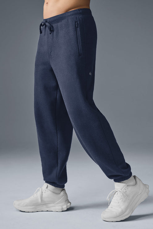 alo Men's Triumph Restore Sweatpant - Navy