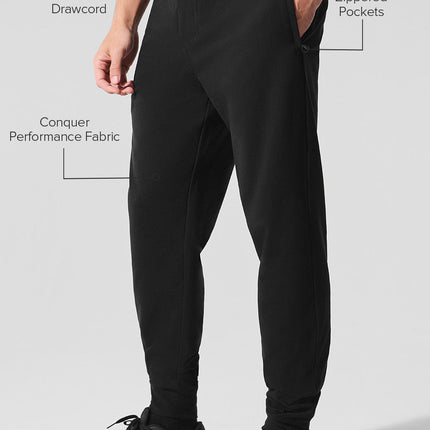 alo Men's Conquer Max Performance Jogger - Black