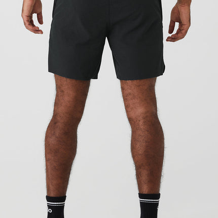 alo Men's 7" Traction Short - Black