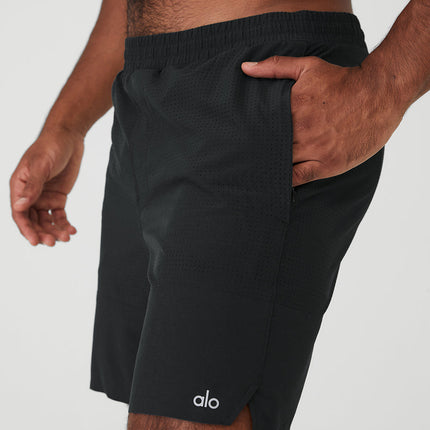 alo Men's 7" Traction Short - Black