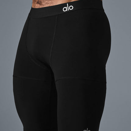 alo Men's 9" Flight Compression Short - Black