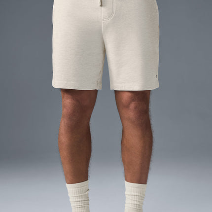 alo Men's Chill Short - Oatmeal Heather