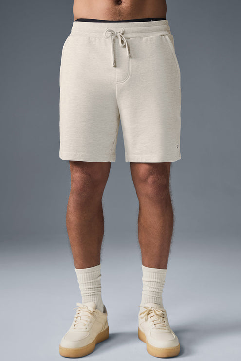 alo Men's Chill Short - Oatmeal Heather