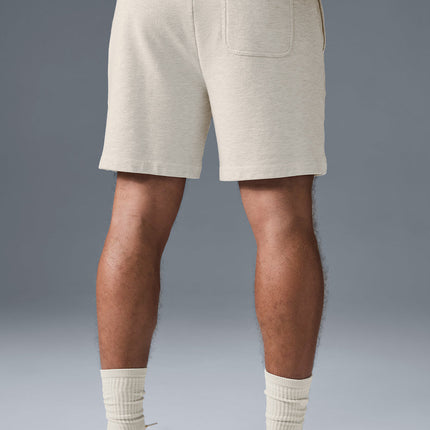 alo Men's Chill Short - Oatmeal Heather