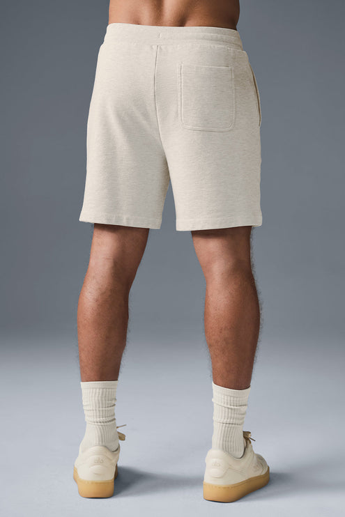 alo Men's Chill Short - Oatmeal Heather