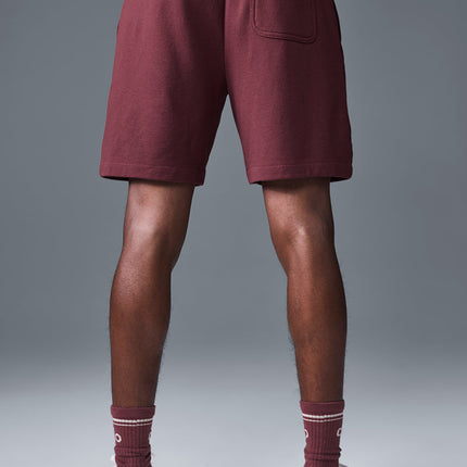 alo Men's Chill Short - Burgundy Truffle