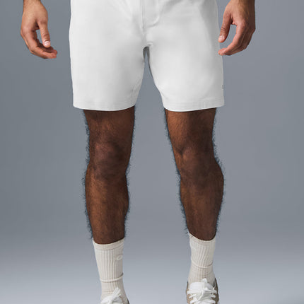 alo Men's 7" Conquer React Performance Short - White