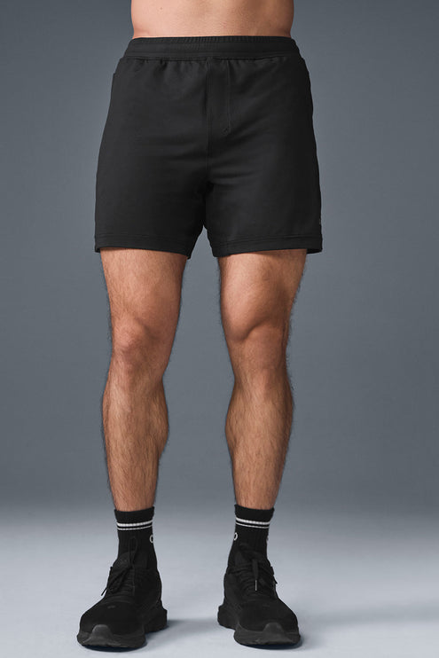 alo Men's 7" Conquer React Performance Short - Black