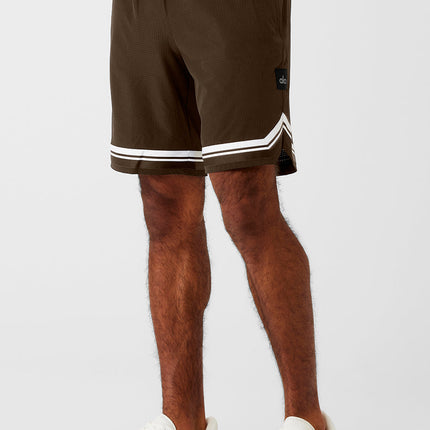 alo Men's 9" Traction Arena Short - Espresso