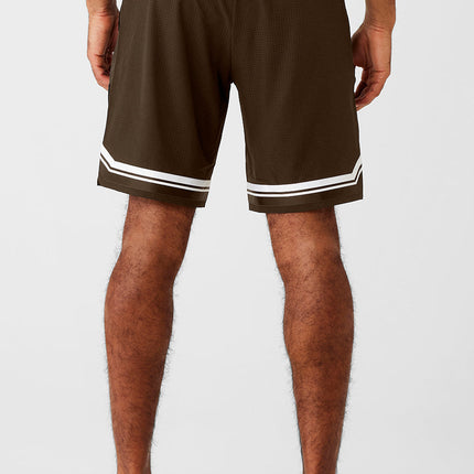 alo Men's 9" Traction Arena Short - Espresso