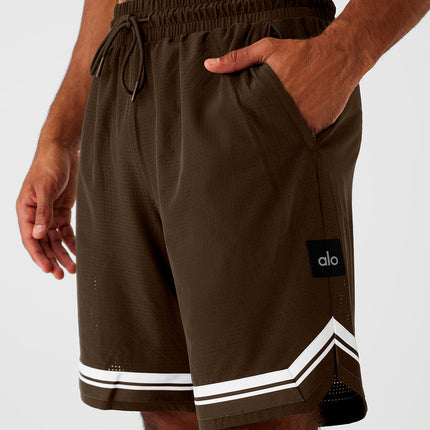 alo Men's 9" Traction Arena Short - Espresso