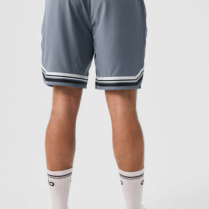 alo Men's 9" Traction Arena Short - Steel Grey