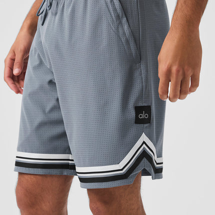 alo Men's 9" Traction Arena Short - Steel Grey