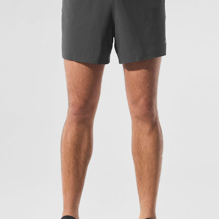 alo Men's 5" Adapt Running Short - Anthracite