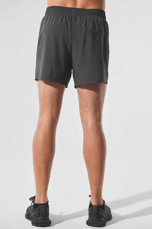 alo Men's 5" Adapt Running Short - Anthracite