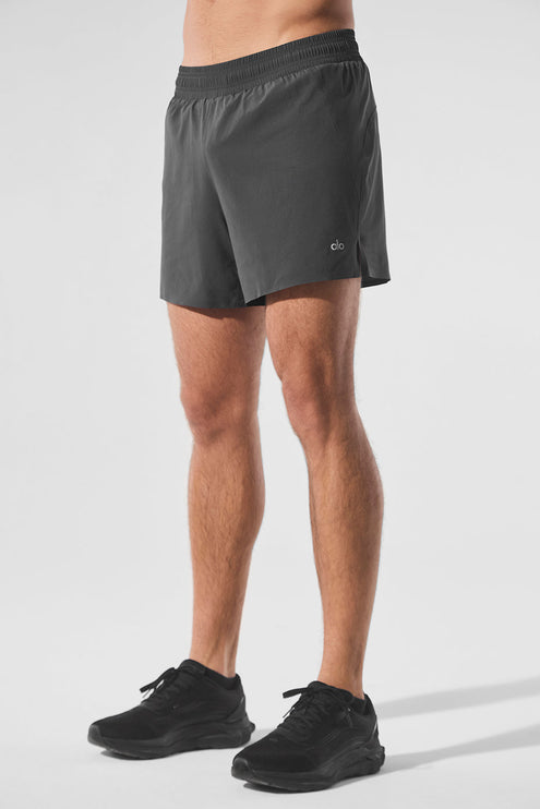 alo Men's 5" Adapt Running Short - Anthracite