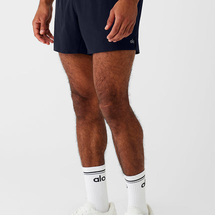 alo Men's 5" Adapt Running Short - Navy