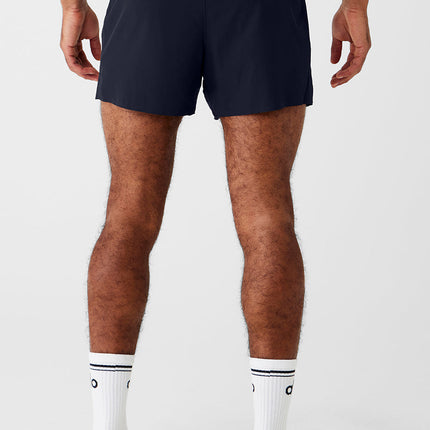 alo Men's 5" Adapt Running Short - Navy