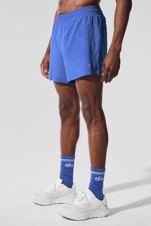 alo Men's 5" Adapt Running Short - Marathon Blue