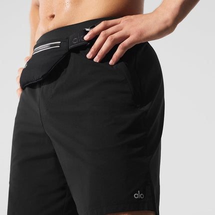 alo Men's 7" Repetition Short - Black