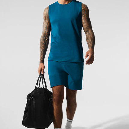 alo Men's 7" Repetition Short - Eclipse Blue